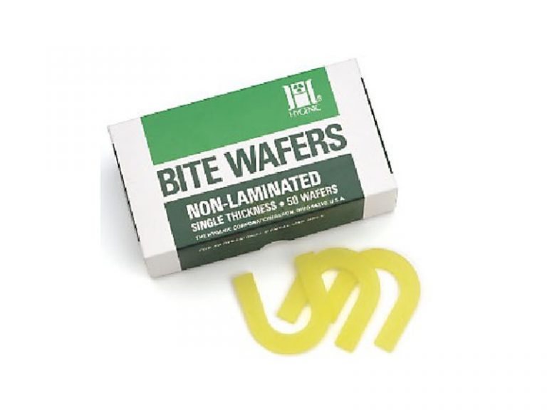 Bite Wafers LemonYellow Non Laminated 50pk Angel Dental Supply 🦷
