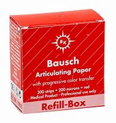 Bausch Articulating Blue Horseshoe Paper W/Dispenser 150pk #BK17 (Bausch)