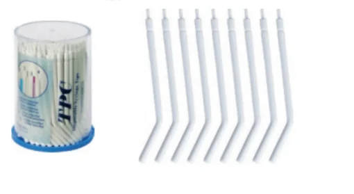 Syringe tips white plastic core 250pk P7705 (TPC)